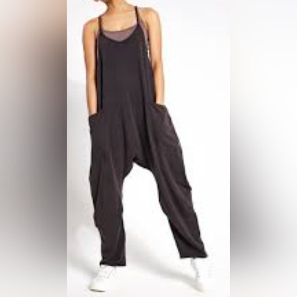 Free People Black Jumpsuit